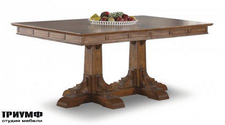 Американская мебель Flexsteel - Sonora Rectangular Pedestal Dining Table