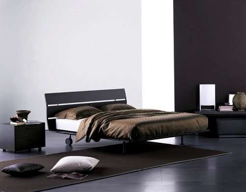 Итальянская мебель Flou - кровать tadao wenge cp brillante