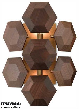 Американская мебель Currey and Company - Honeycomb Wall Sconce