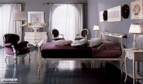 Итальянская мебель Giusti Portos - Спальня с низким изголовьем Siche