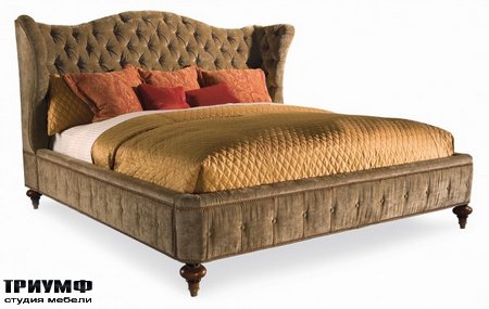 Американская мебель Hickory White - King Upholstered Bed
