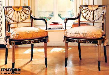 Итальянская мебель Galimberti Nino - стул с подлокотниками NL.580