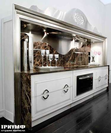 Итальянская мебель Grande Arredo - Кухня Etra с мраморной столешницей