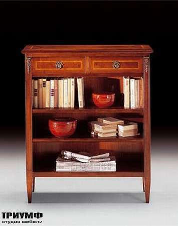 Итальянская мебель Medea - Тумба классическая с ящиками и открытыми отделениями, арт. 437