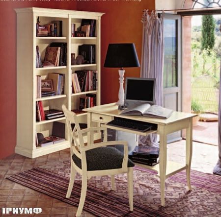 Итальянская мебель Tonin casa - компактный кабинет из массива