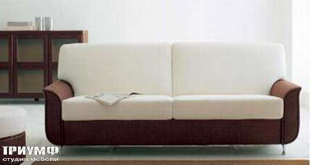 Итальянская мебель Rattan Wood - Диван двухместный Ambra