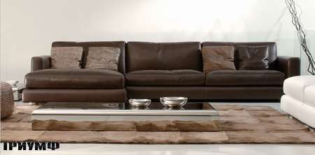 Итальянская мебель Rivolta - диван One кожаный