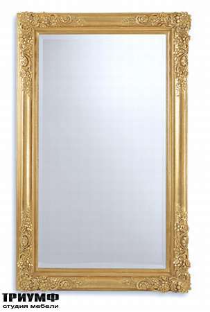 Итальянская мебель Chelini - Зеркало прямоугольное с орнаментом арт.1007