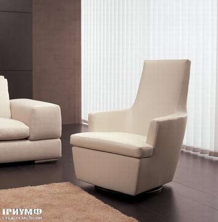 Итальянская мебель CTS Salotti - Кресло модерн, крутящиеся Diva