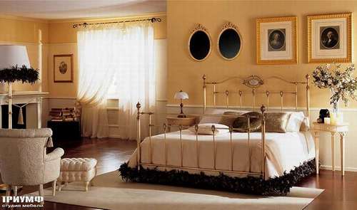 Итальянская мебель Giusti Portos - Спальня с орнаментом кованая Versailles