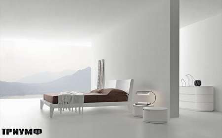 Итальянская мебель Presotto - Кровать Dune в белом крашенном дереве