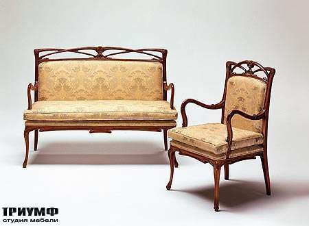 Итальянская мебель Medea - Диван арт. 192, стул арт. 191
