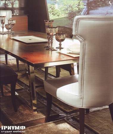 Итальянская мебель Rugiano - Стол прямоугольный Byron, металл