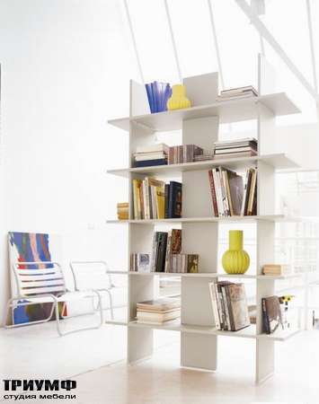 Итальянская мебель Di Liddo & Perego - Шкаф открытый книжный, перегородка Alias