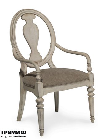 Американская мебель A.R.T. - Belmar New Oval Splat Back Arm Chair