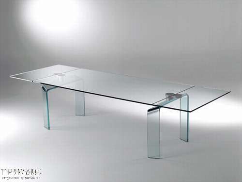 Итальянская мебель Reflex Angelo - Стол стеклянный policleto gamba vetro