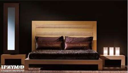 Итальянская мебель Rattan Wood - Кровать Lindsay