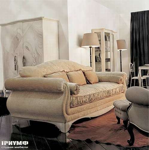 Итальянская мебель Giusti Portos - Диван с декоративными подушками