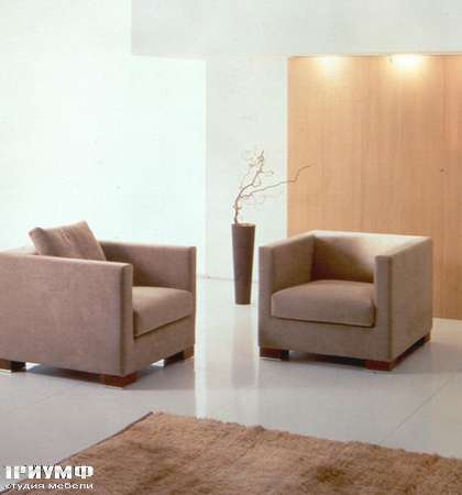 Итальянская мебель CTS Salotti - Кресло квадратное, модель Talk