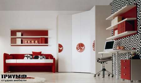 Итальянская мебель Di Liddo & Perego - Шкаф угловой stampa Butterfly