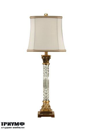 Американская мебель Wild Wood - CRYSTAL COLUMN LAMP