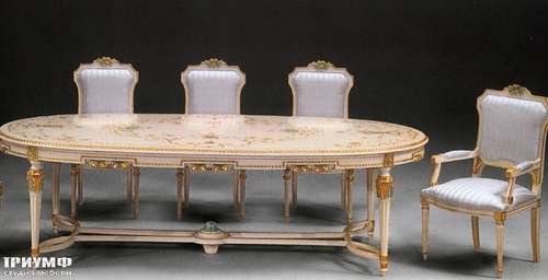 Итальянская мебель Citterio Fratelli - Столовая Imperial стол и стулья