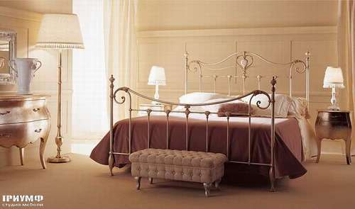 Итальянская мебель Giusti Portos - Кровать с тумбочками Melody