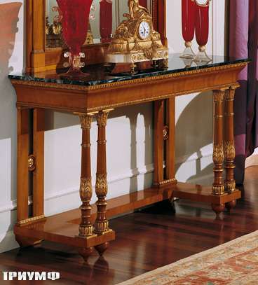 Итальянская мебель Colombo Mobili - Консоль в имперском стиле арт.319 кол. Salieri