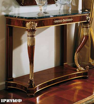 Итальянская мебель Colombo Mobili - Консоль в имперском стиле арт.360 кол. Salieri