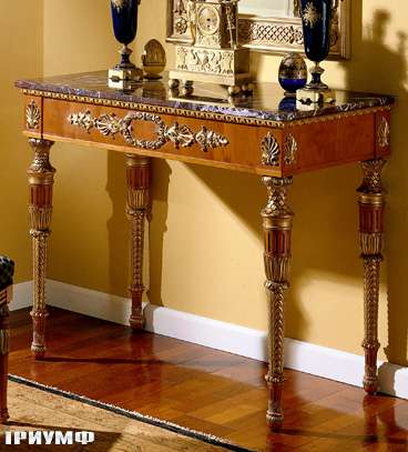 Итальянская мебель Colombo Mobili - Консоль в имперском стиле арт.387 кол. Salieri