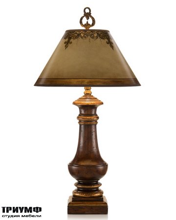 Американская мебель John Richard - Aged Wood Balustrade Lamp