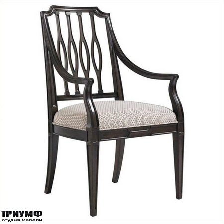 Американская мебель Stanley - Charleston Regency Cooper Dining Arm Chair in Classic Mahogany