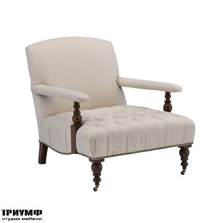 OLIVER CHAIR WITH TUFTED SEAT