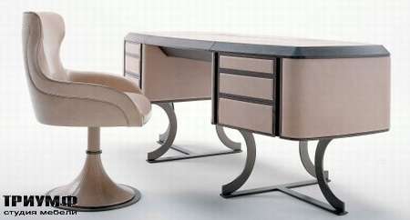 Итальянская мебель Baxter - Стол Mr. Clark, стул вращающийся Paloma
