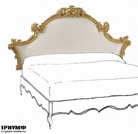 Итальянская мебель Chelini - Изголовье кровати барокко 