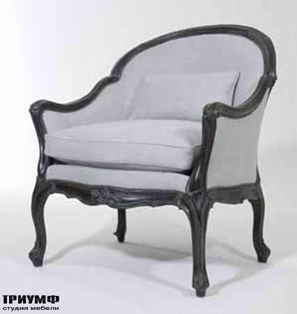 Итальянская мебель Chelini - Полукресло с закругленной спинкой