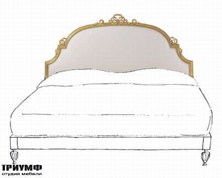 Итальянская мебель Chelini - Изголовье кровати, строгая классика арт.442