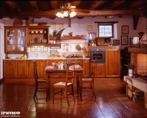 Итальянская мебель Arca - Кухня Telaio со столовой