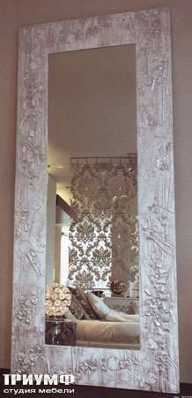 Итальянская мебель Rugiano - Зеркало в серебряной раме