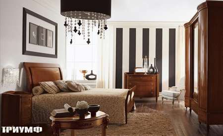 Итальянская мебель Grilli - Кровать и остальные предметы для спальни
