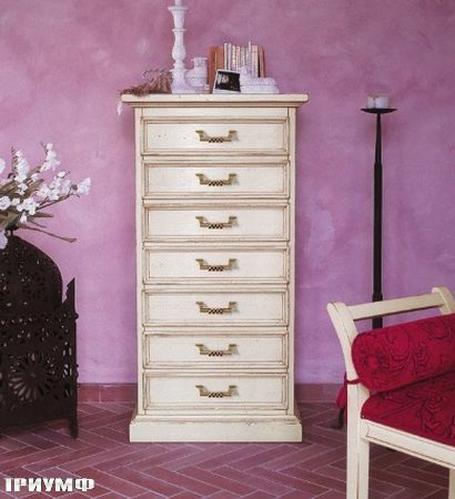 Итальянская мебель Tonin casa - комод высокий с 7 ящиками