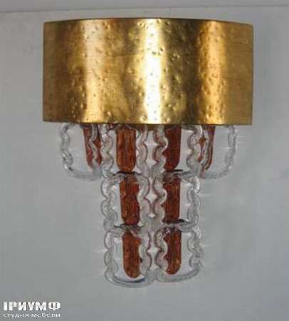 Освещение Eurolampart - Бра из металла с муранским стеклом, арт. 1108-02A