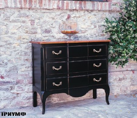 Итальянская мебель Tonin casa - комод с тремя ящиками