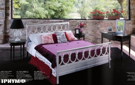 Итальянская мебель Tonin casa - кровать в стиле ар деко