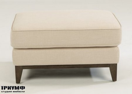 Американская мебель Flexsteel - Albright Fabric Ottoman