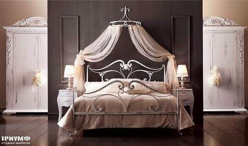 Итальянская мебель Giusti Portos - Кровать с изножием и изголовьем Ducale