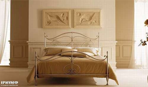 Итальянская мебель Giusti Portos - Кровать с подушками Elegant