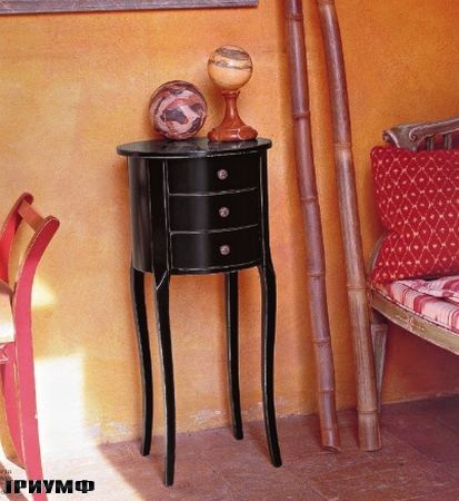 Итальянская мебель Tonin casa - столик прикроватный с ящиками