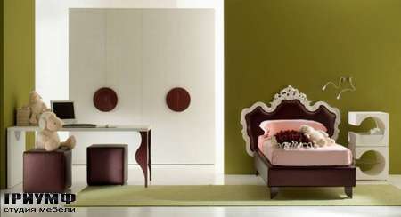 Итальянская мебель Di Liddo & Perego - Кровать детская барочная, Chic на ножках