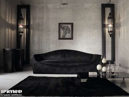Итальянская мебель Noir Cattelan Italia - Диван трехместный Academia